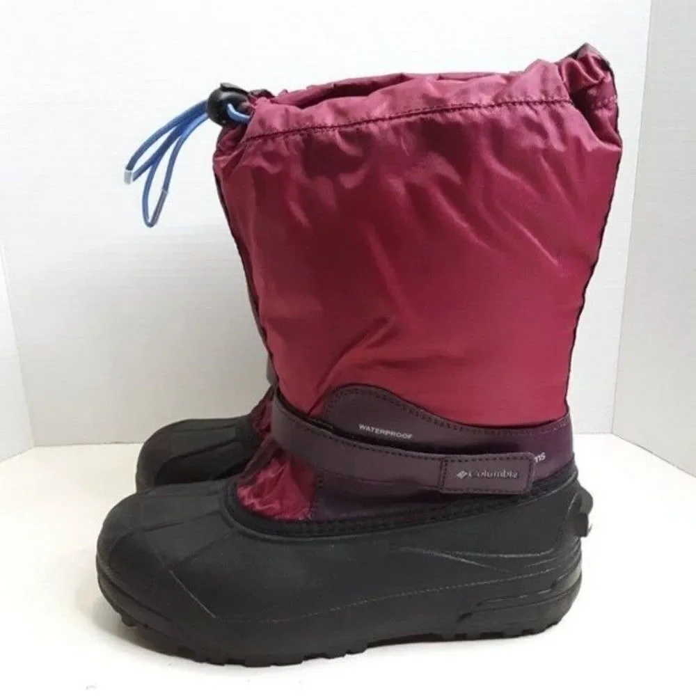 Columbia 400gr Big Girl 6 Red Purple Winter Boot
